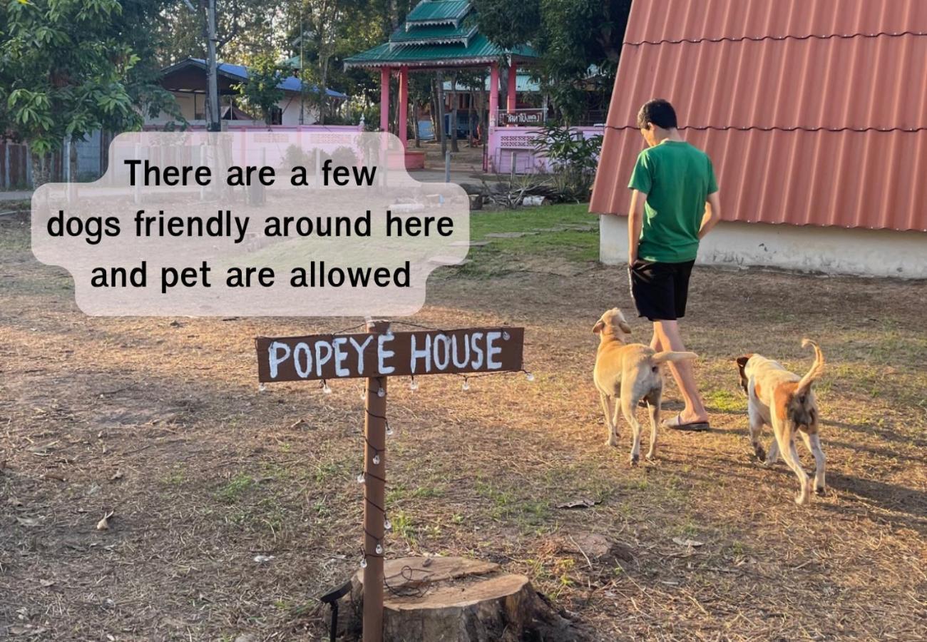 Popeye House Hotell Mae Hong Son Exteriör bild